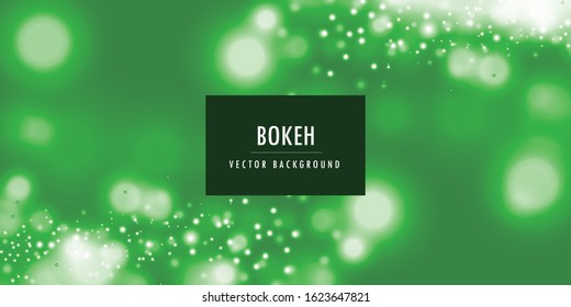 Beautiful abstract defocused green background