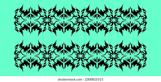 Beautiful abstract design with background and green
