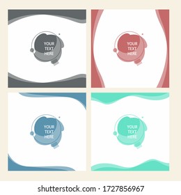 beautiful abstract design banner template