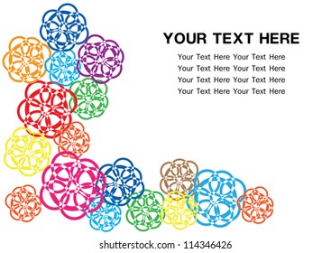 beautiful abstract design color vector background