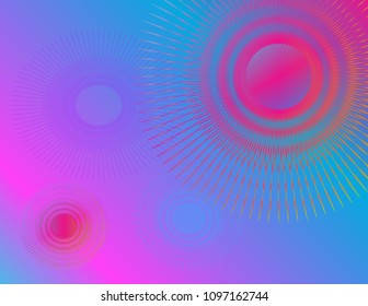 Beautiful abstract design made of decorative circles. Beautiful illustration on multicolored background. Vector and raster format available.