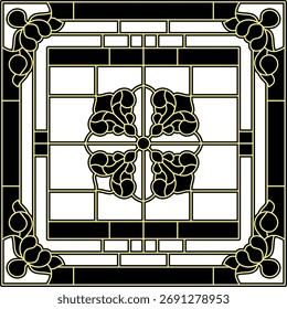 Un hermoso diseño de puerta abstracta