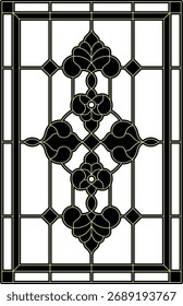 Un hermoso diseño de Vector de puerta abstracta