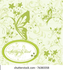 Beautiful abstract floral background