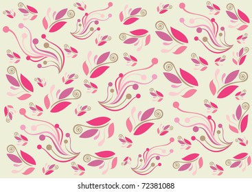 Beautiful abstract floral background in soft magenta- Great for textures and backgrounds for your projects!