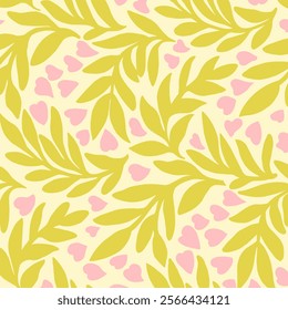 an beautiful abstract floral pattern with soft color