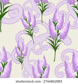 beautiful abstract floral pattern there are many flowers and botanical stuff in it such as petal leaf stem and pollen it gives lovely design of floral background floral wallpaper and floral bg