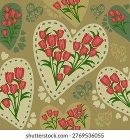 beautiful abstract floral pattern there are many flowers and botanical stuff in it such as petal leaf stem and pollen it gives lovely design of floral background floral wallpaper and floral bg
