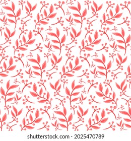 Beautiful Abstract Floral Seamless Pattern, Trendy Seamless Floral Pattern, Vintage Floral Pattern