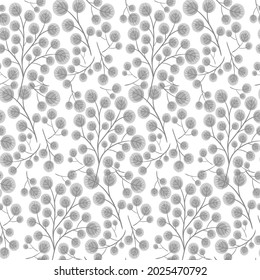 Beautiful Abstract Floral Seamless Pattern, Trendy Seamless Floral Pattern, Vintage Floral Pattern