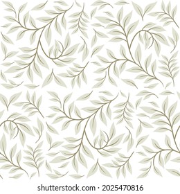 Beautiful Abstract Floral Seamless Pattern, Trendy Seamless Floral Pattern, Vintage Floral Pattern