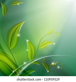 beautiful abstract floral vector background. Eps10