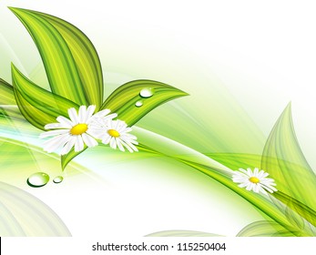 beautiful abstract floral vector background. Eps10