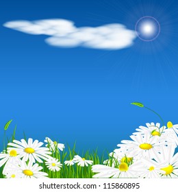 beautiful abstract floral vector background. Eps10