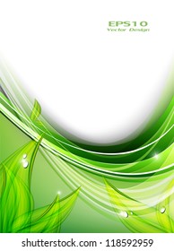 beautiful abstract floral vector background. Eps10