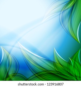 beautiful abstract floral vector background. Eps10