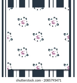 hermoso paisaje de fondo de flores abstractas vectorial de diseño floral tropical sin fisuras. Colorido y elegante, florido. Fondo floral. Tropos exóticos. Diseño de verano. textura de impresión de tela
