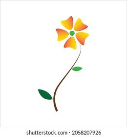 Beautiful abstract flower design illustration