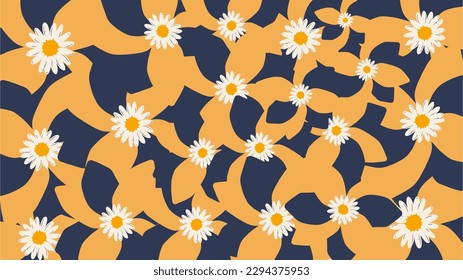 Beautiful abstract flower design for wallpaper