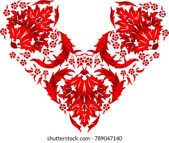 beautiful abstract flower illustration