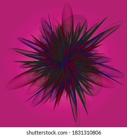 a beautiful abstract flower image