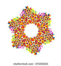 Beautiful Abstract Fractal Composition for Your Brochure