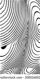 Beautiful abstract fractal  pattern black vector