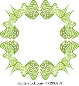 Beautiful abstract frame. Vector illustration.