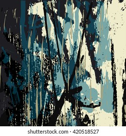 Beautiful abstract gentle graffiti pattern vector illustration
