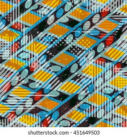 Beautiful abstract gentle graffiti pattern vector illustration