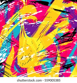 Beautiful abstract gentle graffiti pattern vector illustration