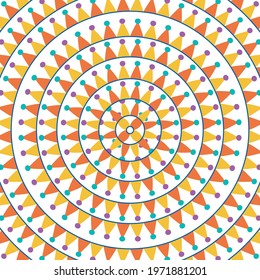 beautiful abstract geometric colorful pattern