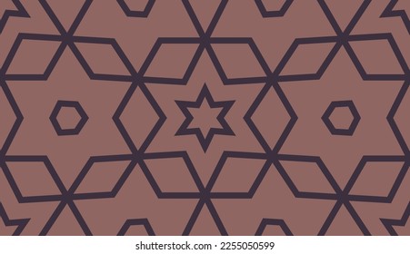 schöner abstrakter geometrischer, nahtloser Musterhintergrund. Ideal für Hintergründe, Hintergrundbilder, Textilien und jedes Design-Projekt.