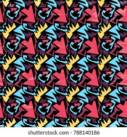 beautiful abstract geometric seamless pattern