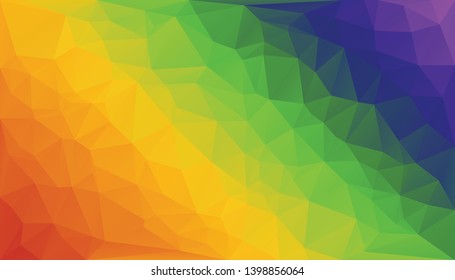 Beautiful abstract geometric style background. Colorful low polygon vector background.Modern multicolor polygonal style.
