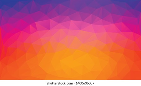 Beautiful abstract geometric style background. Colorful low polygon vector background.Modern multicolor polygonal style.