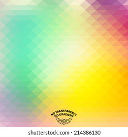 Beautiful abstract geometric style background with soft color tones.