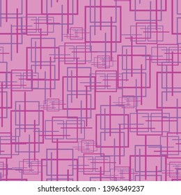 Beautiful abstract geometric vector seamless pattern background. Perfect use for fabric, scrap-booking, gift-wrap, wallpaper projects, and much more surfaces.