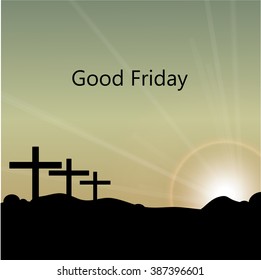 beautiful abstract of Good Friday