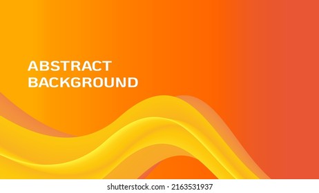 Schönes abstraktes Farbverlauf-Hintergrund-Design. Vektorhintergrund mit orangefarbenem Hintergrund. Geeignet für die Gestaltung von warmen und süßen Farben.