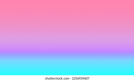 Beautiful abstract gradient background from pink to turquoise color, vector illustration