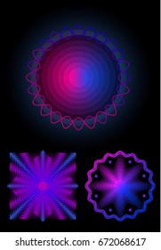 Beautiful abstract gradient circle for your musical design