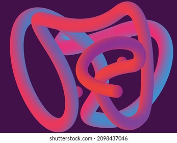 Beautiful abstract gradient wavy background