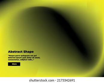 Beautiful abstract gradient yellow-black with blurry lines background. Template for cover, flyer or banner