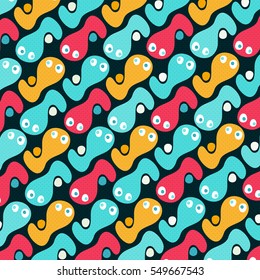 Beautiful abstract graffiti gentle pattern