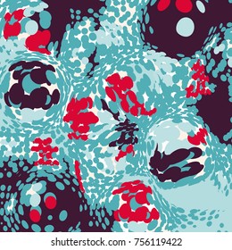 Beautiful abstract graffiti gentle pattern