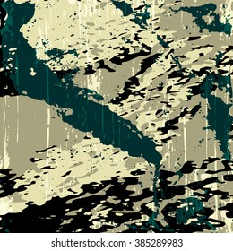 Beautiful abstract graffiti spots vector illustration of grunge texture