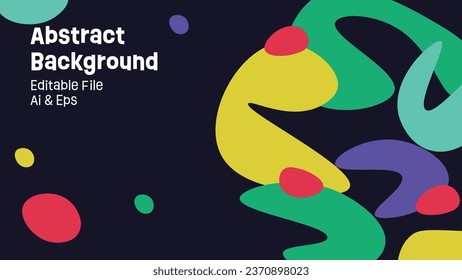 beautiful abstract graphic background. Vector Illustration