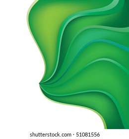 Beautiful abstract green background