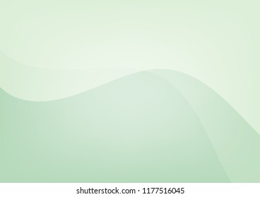 Beautiful Abstract green curve shapes background vector